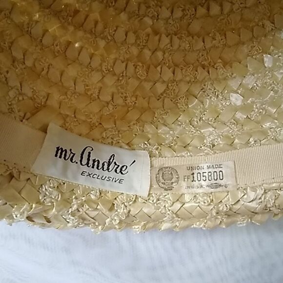 VTG,Mr Andre Exclusive Union Made In USA FF 105800 Straw 100% Original main image 5